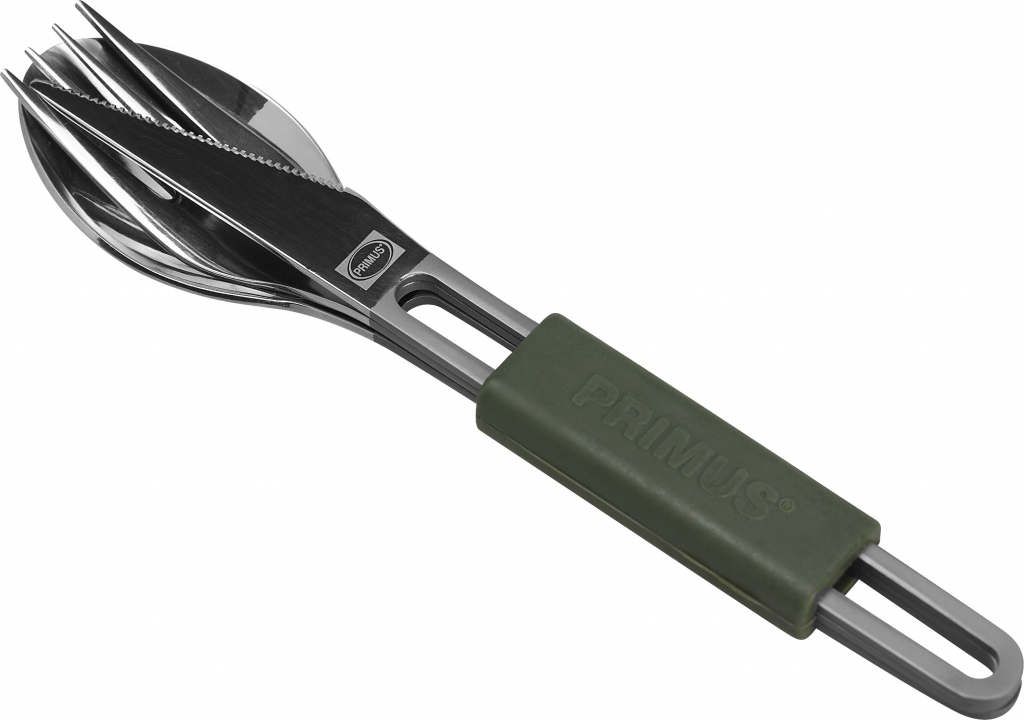 primus leisure cutlery titanium forest green